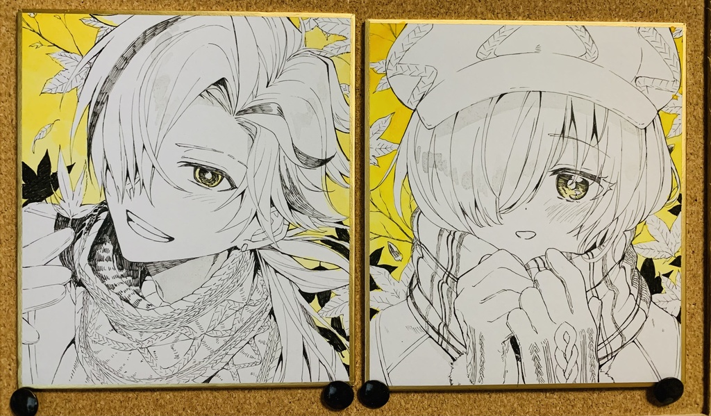 鯖ミニ色紙