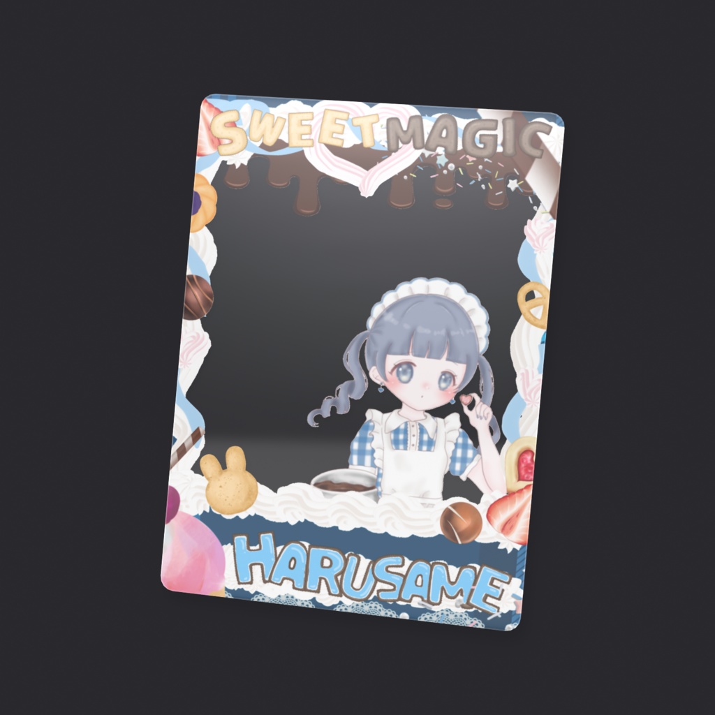 【こな×さめ】スイートマジックフレームカード-さめver-