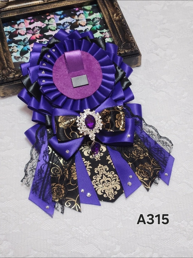 ロゼット ロゼッタ 痛ロゼット 紫 リーガルパープル 痛バ