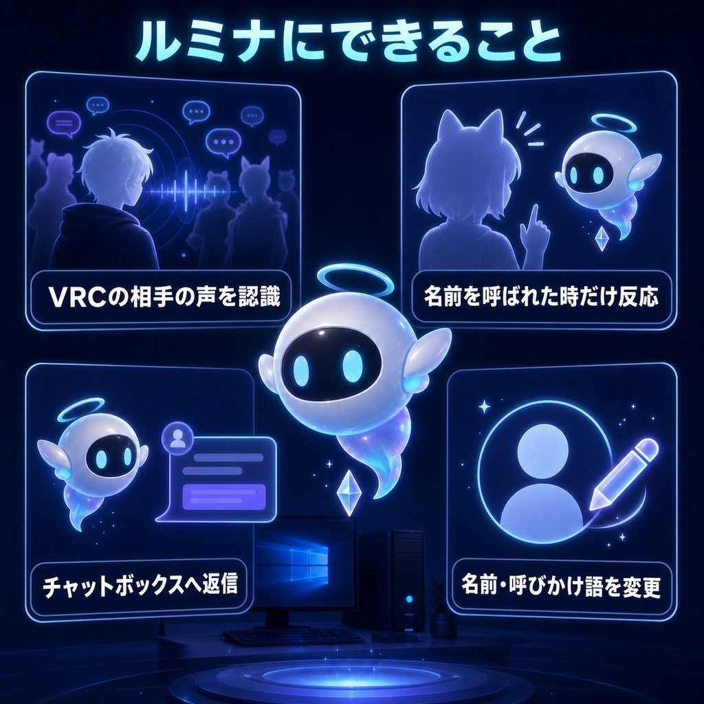 【VRChat】VRC留守番AI ルミナ