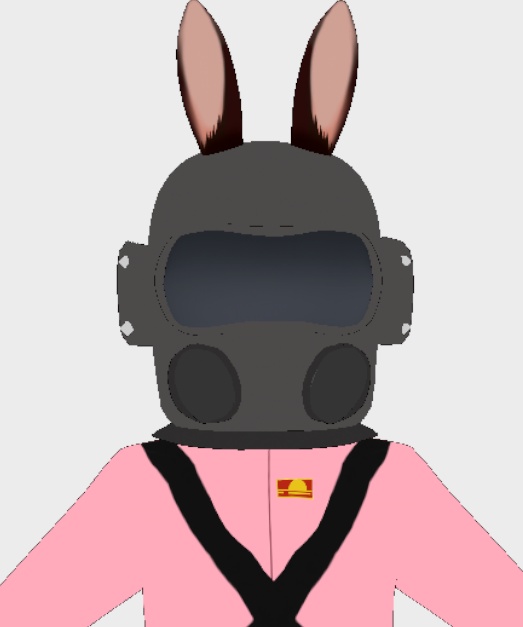 Lethal Company Mask/Helmet for Vroid