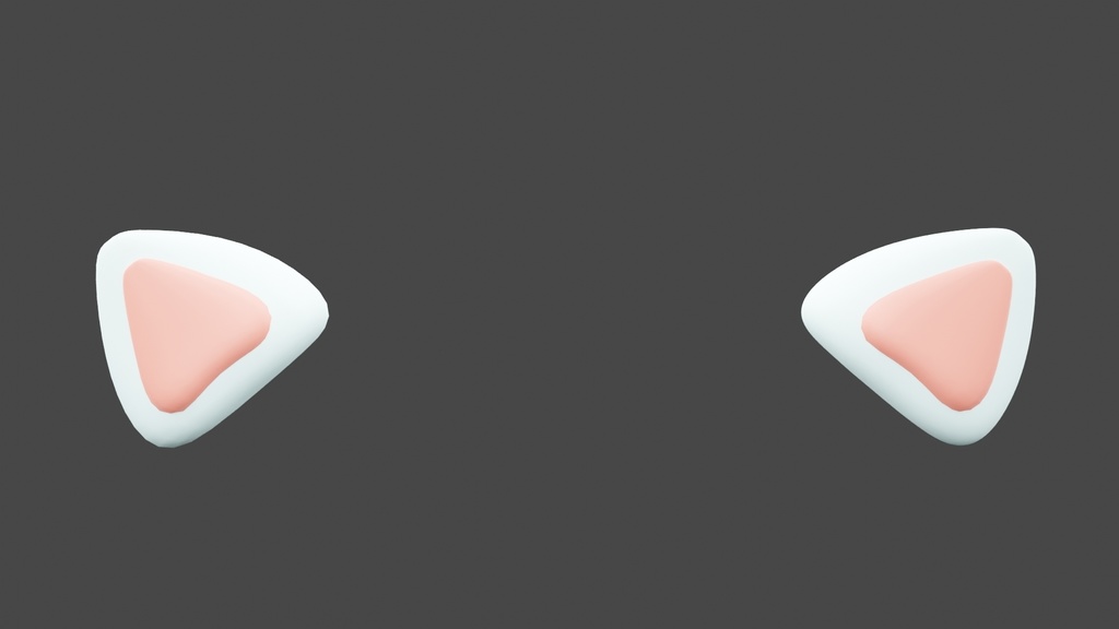 [3Dmodel] Jelly cat's ear