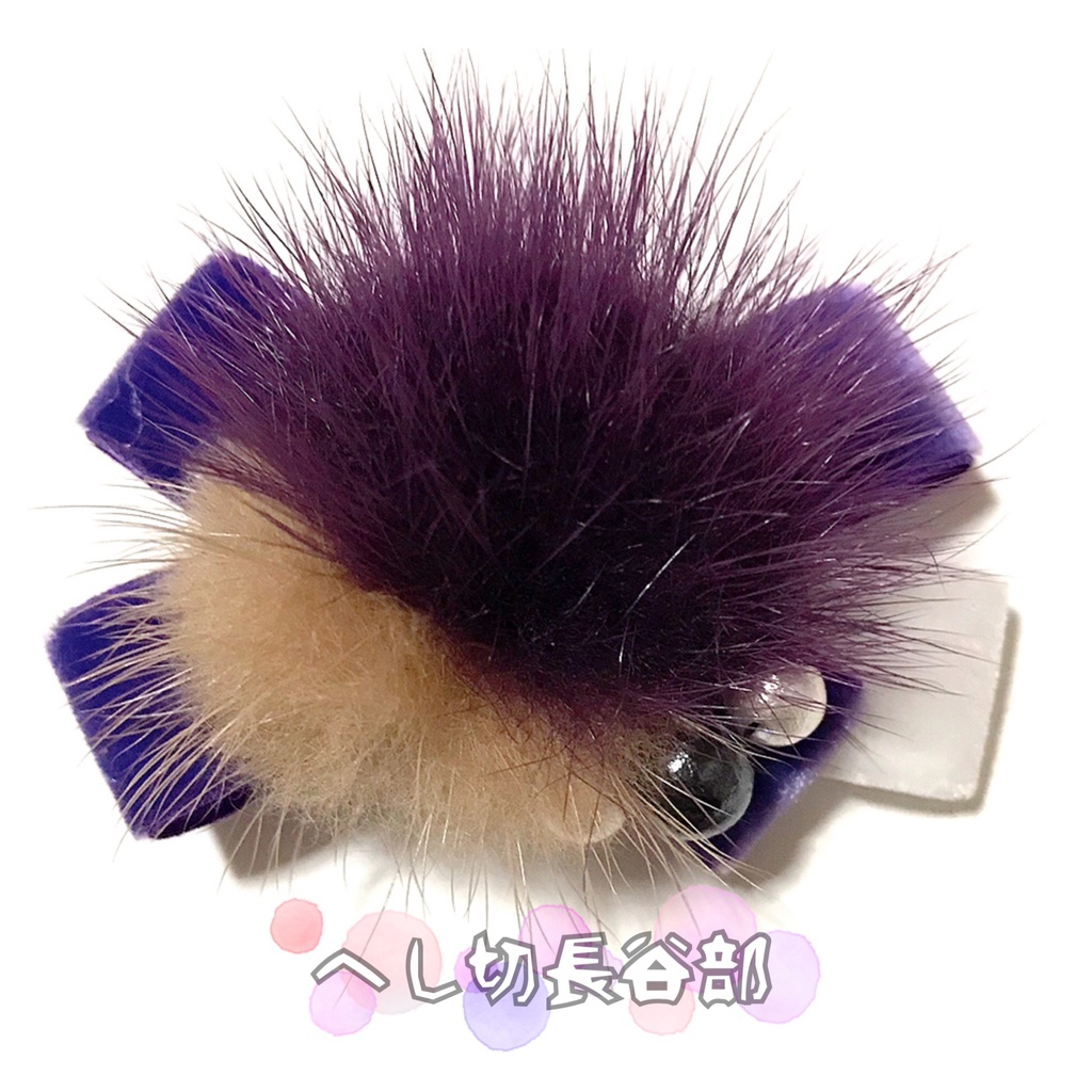 *作品終了により50%OFFです*【刀剣乱舞イメージ】ベルベットリボンのふわふわ♡ポニーフック