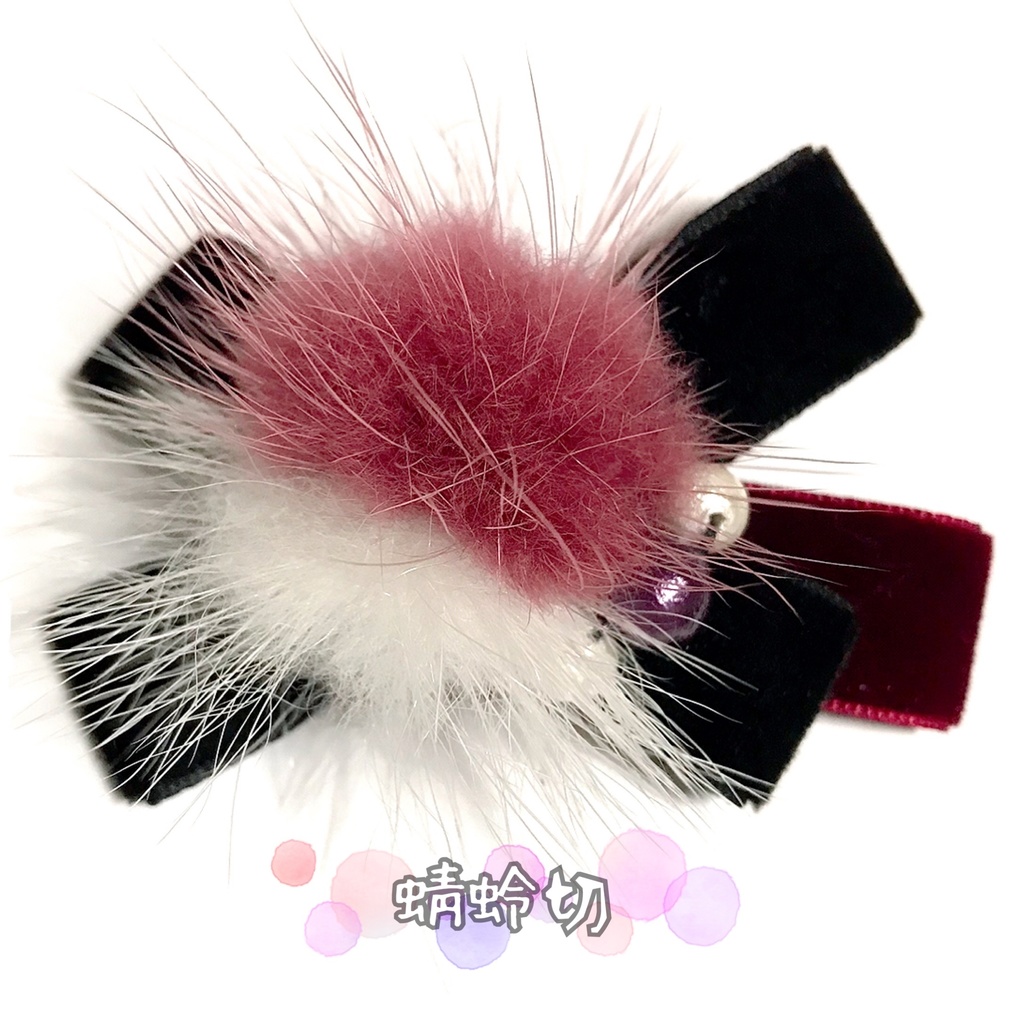 *作品終了により50%OFFです*【刀剣乱舞イメージ】ベルベットリボンのふわふわ♡ポニーフック