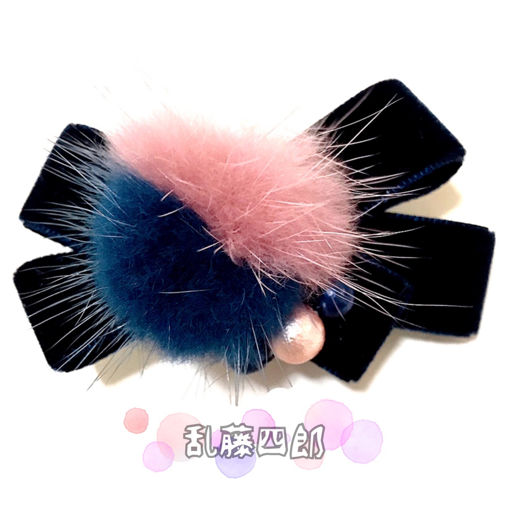 *作品終了により50%OFFです*【刀剣乱舞イメージ】ベルベットリボンのふわふわ♡ポニーフック