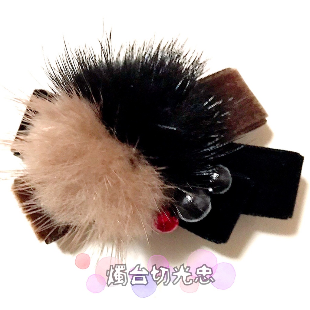 *作品終了により50%OFFです*【刀剣乱舞イメージ】ベルベットリボンのふわふわ♡ポニーフック