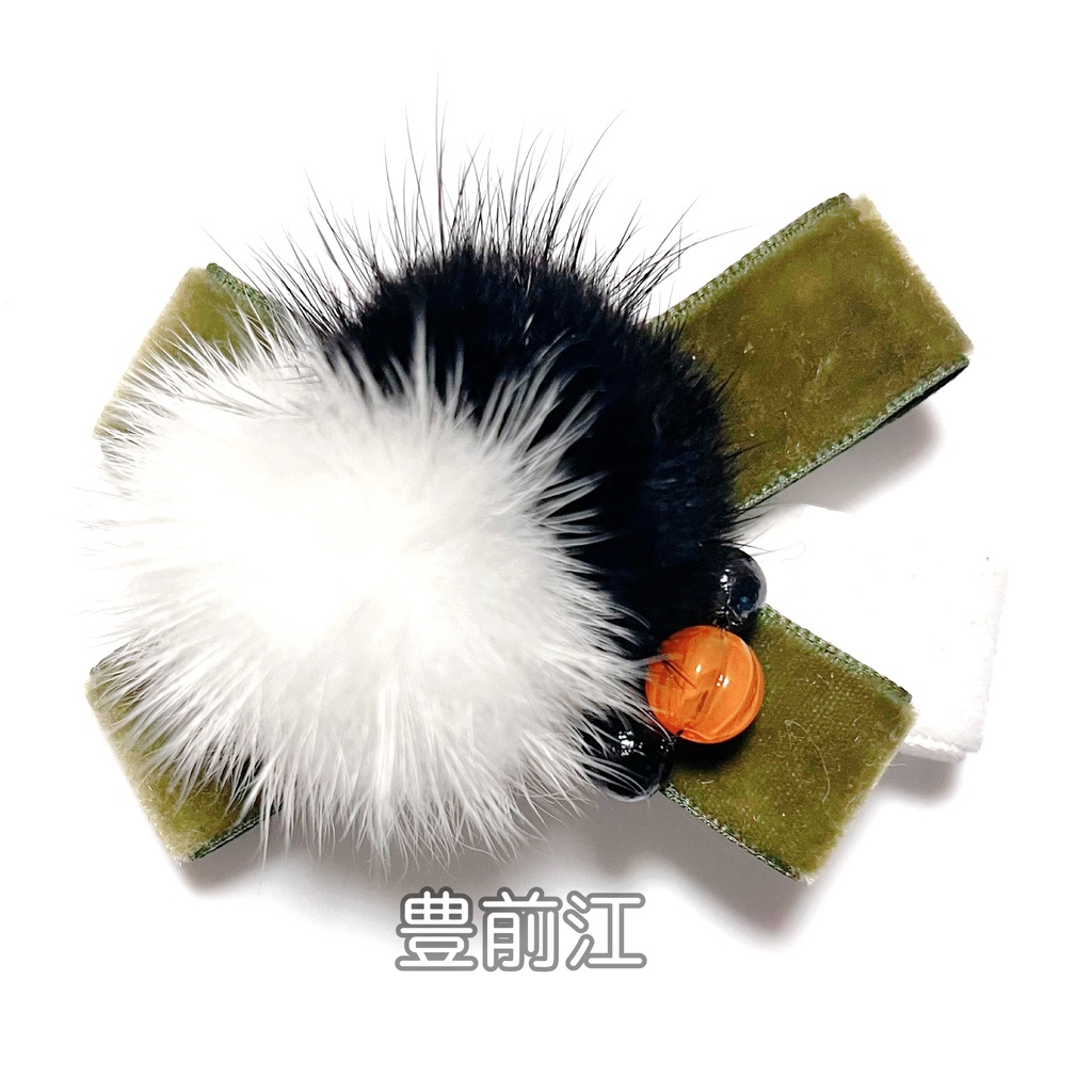 *作品終了により50%OFFです*【刀剣乱舞イメージ】ベルベットリボンのふわふわ♡ポニーフック