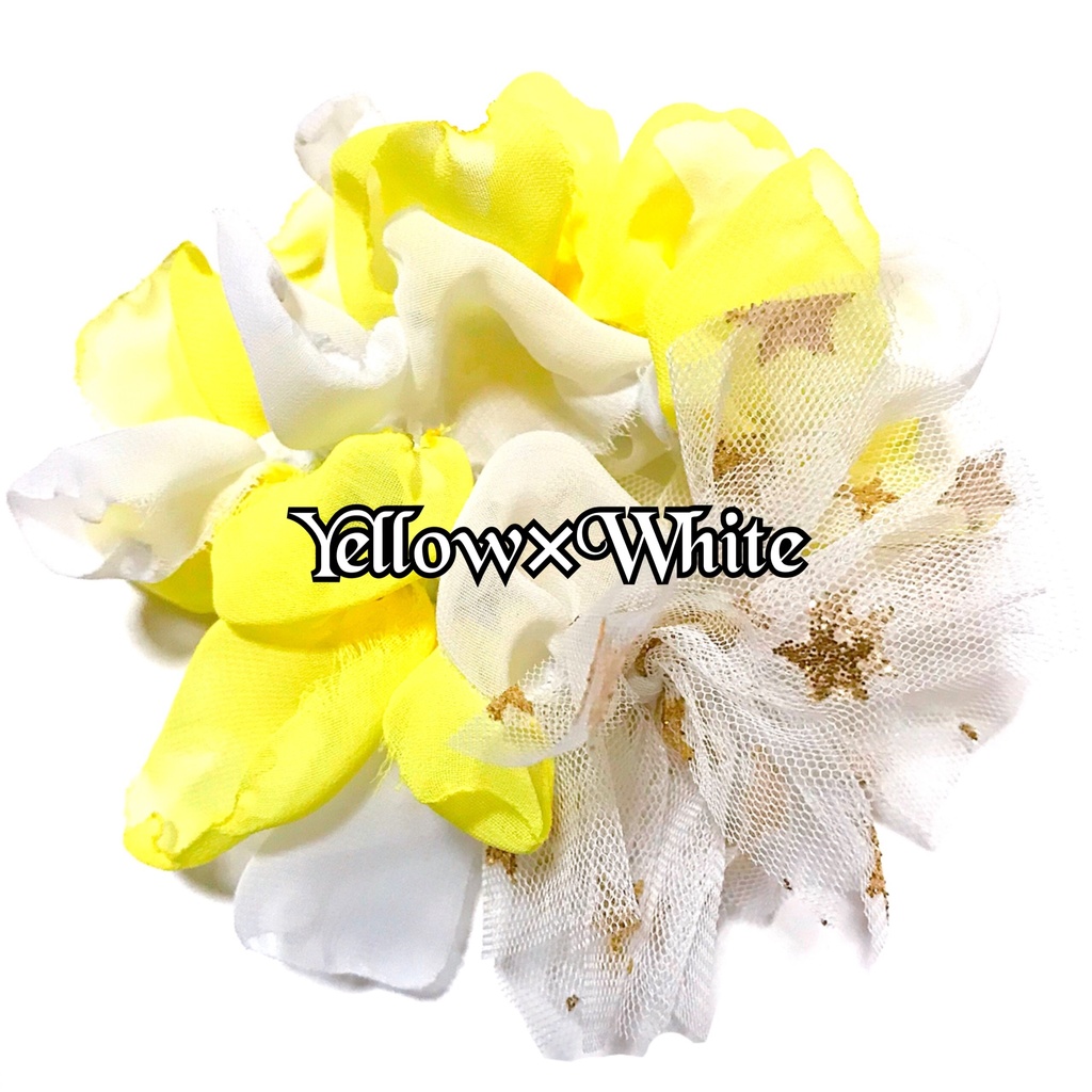 【推しカラー☆】お星様のブーケシュシュ