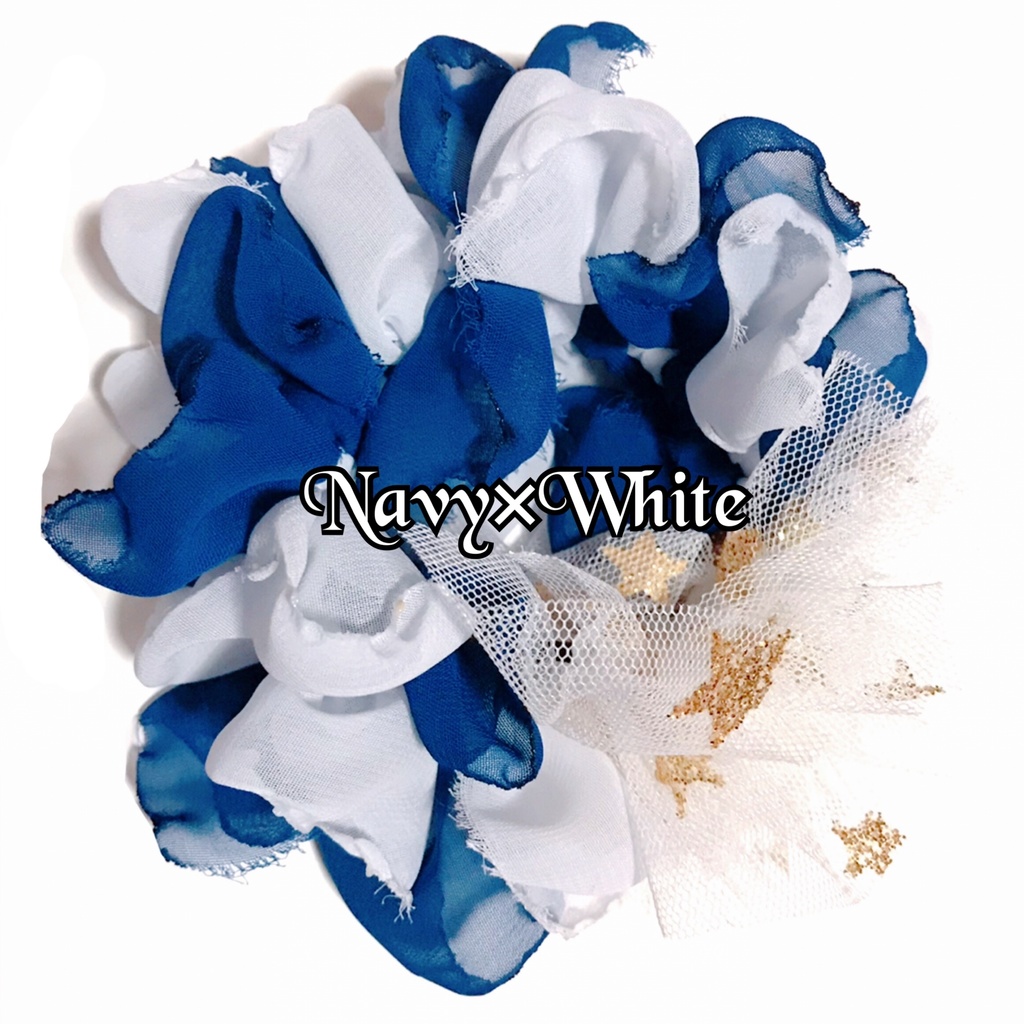 【推しカラー☆】お星様のブーケシュシュ