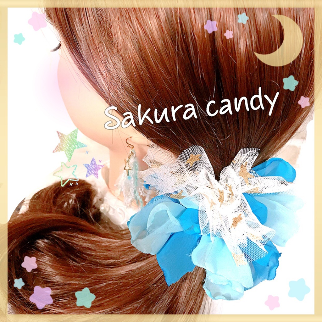 推しカラー☆】お星様のブーケシュシュ - ✿❀Sakura Candy❀✿ - BOOTH