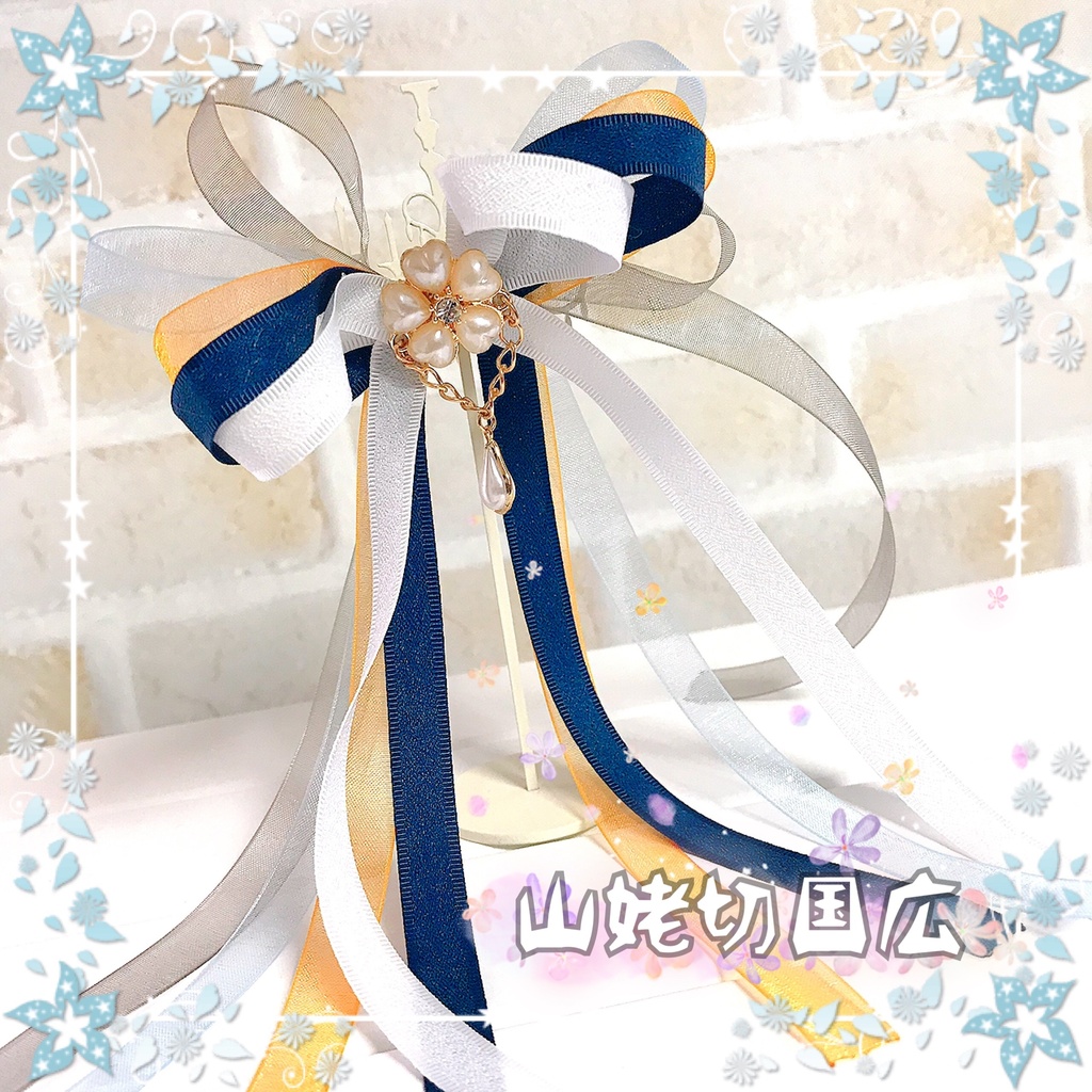 【刀剣乱舞イメージ】桜ドロップ♡シュガーリボンのポニーフック