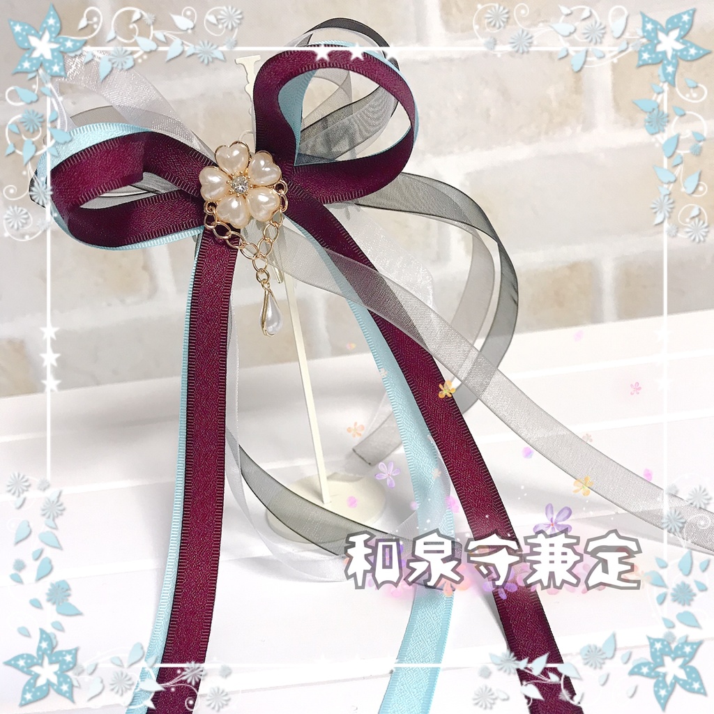 【刀剣乱舞イメージ】桜ドロップ♡シュガーリボンのポニーフック