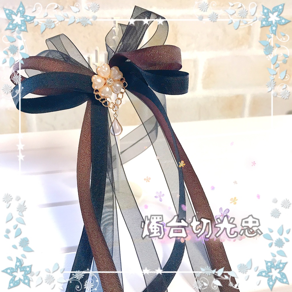 【刀剣乱舞イメージ】桜ドロップ♡シュガーリボンのポニーフック