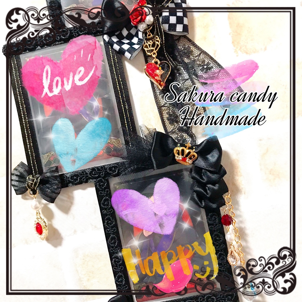 ♡推し♡をおしゃれに飾れる壁飾り【カード3枚用】