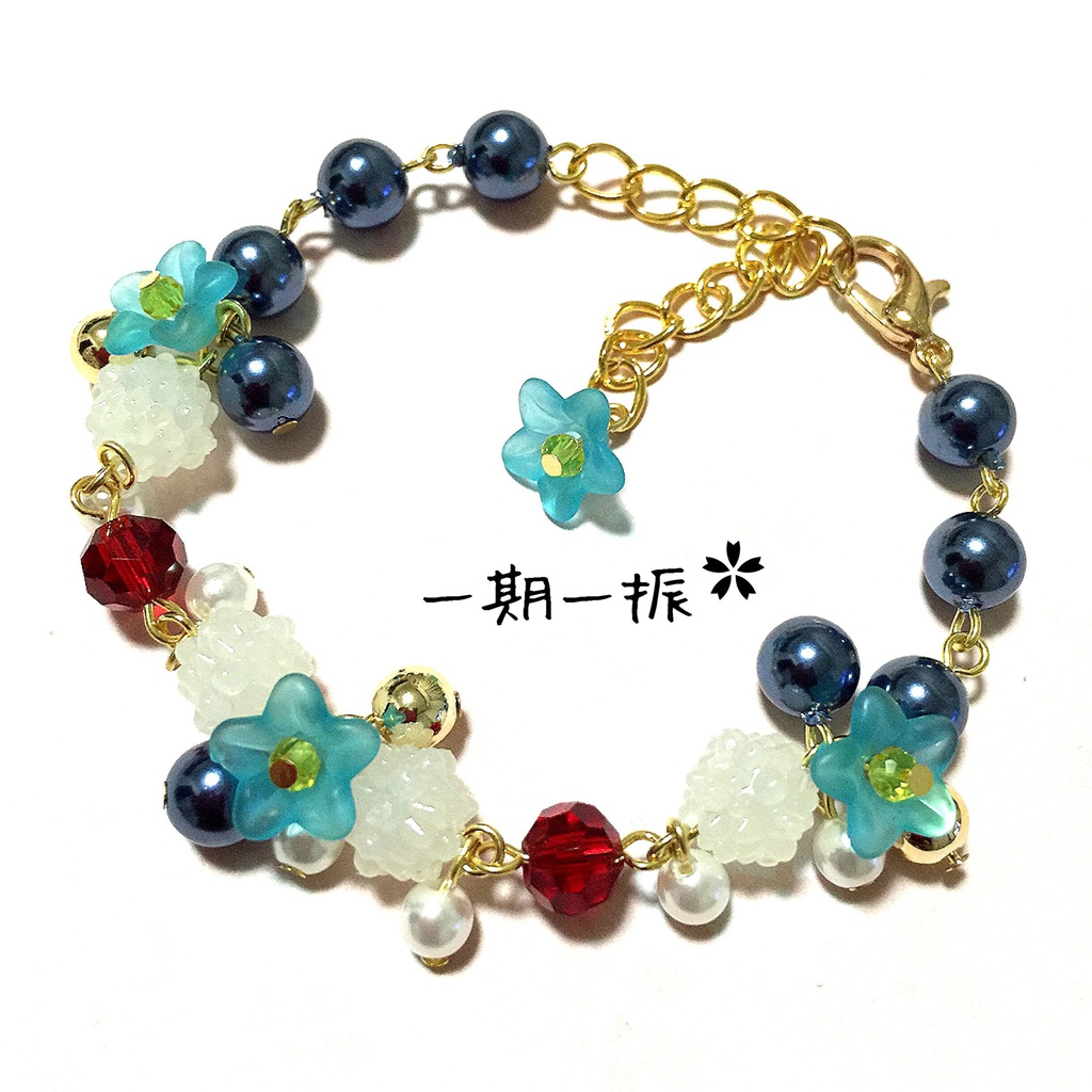 【刀剣乱舞イメージ】金平糖☆桜ブレスレット