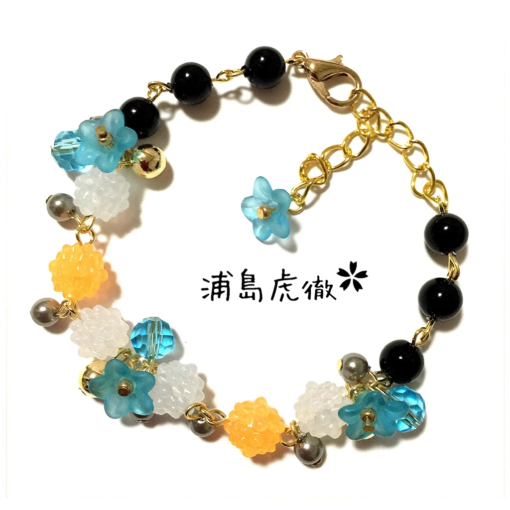 【刀剣乱舞イメージ】金平糖☆桜ブレスレット