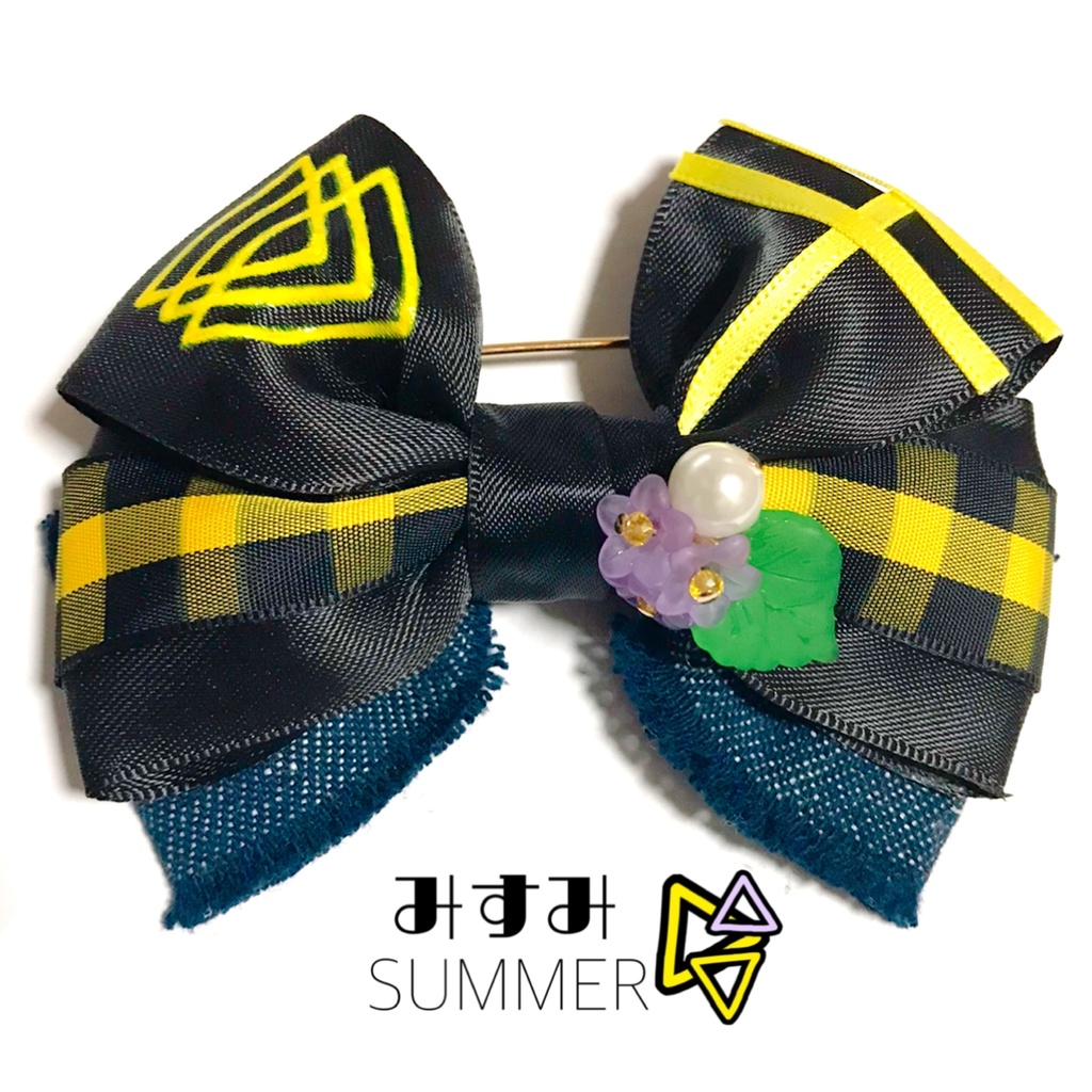 【A3!イメージ】衣装イメージリボンピン《夏組 私服》