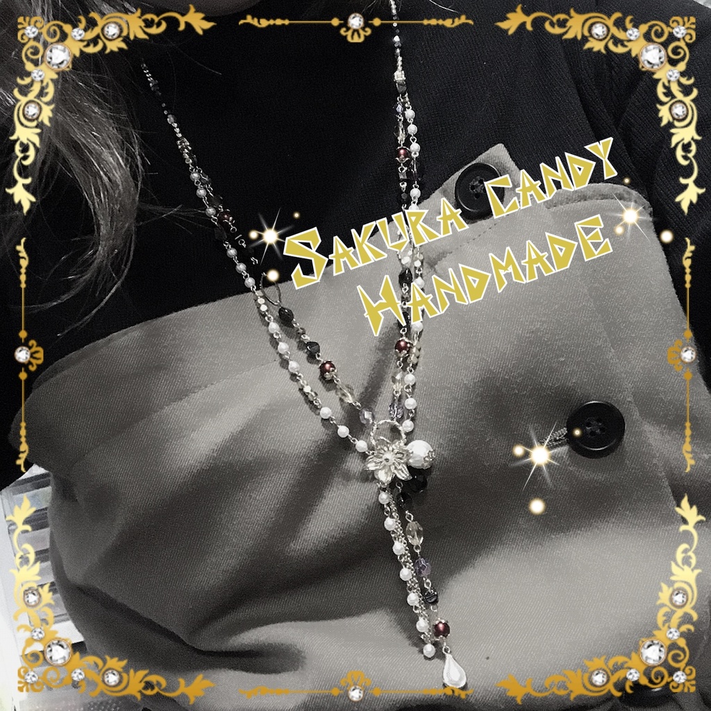 《終了》Y字型♡ロングネックレス