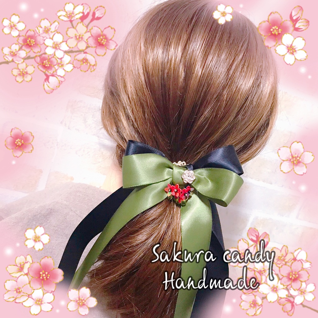 【刀剣乱舞イメージ】大人のひかえめデザイン♡ポニーフック