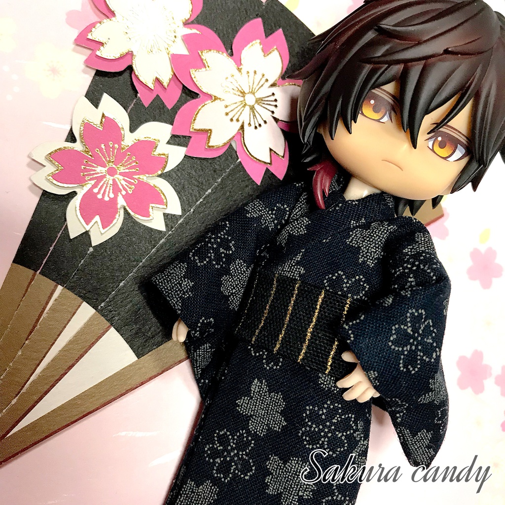 ☆お休み中☆【オビツ11】浴衣&帯☆2点セット