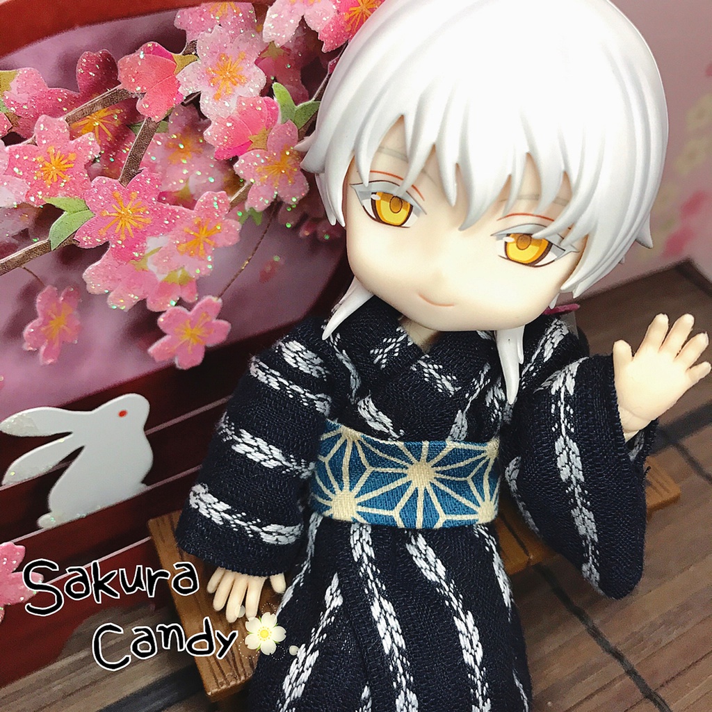 ☆お休み中☆【オビツ11】浴衣&帯☆2点セット