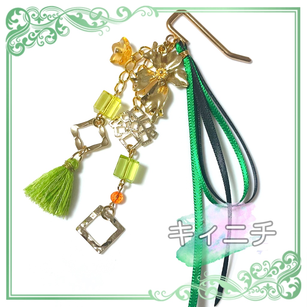 キャラ追加☆【原神イメージ】かんざし風イメージポニーフック