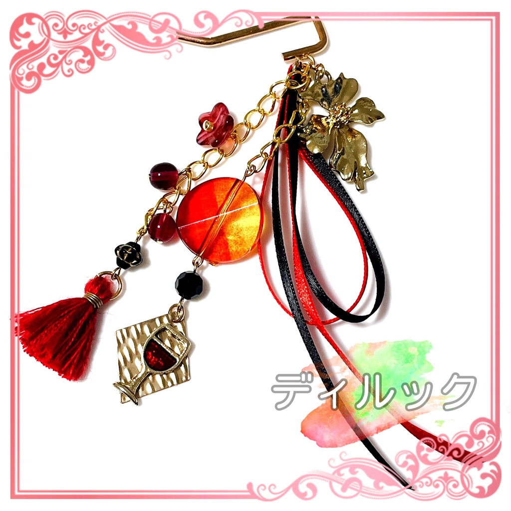 キャラ追加☆【原神イメージ】かんざし風イメージポニーフック