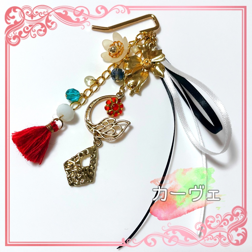 キャラ追加☆【原神イメージ】かんざし風イメージポニーフック