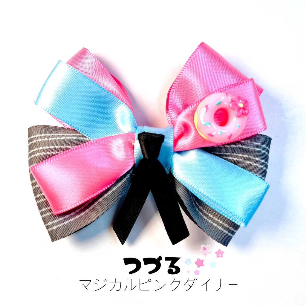 【A3!イメージ】衣装イメージリボンピン《マジカルピンクダイナー》