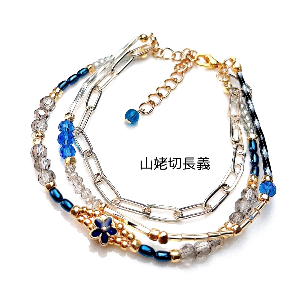 【刀剣乱舞イメージ】3連ビーズブレスレット