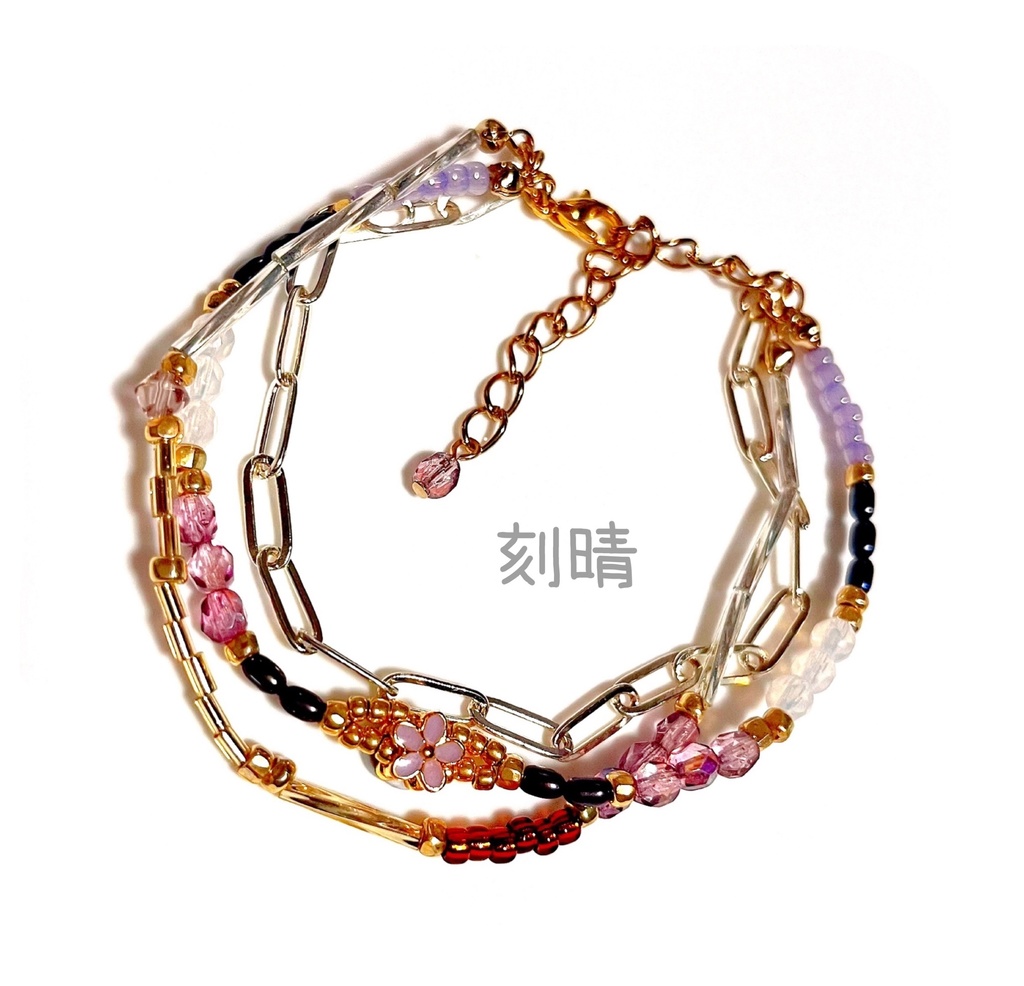 【原神イメージ】三連イメージブレスレット