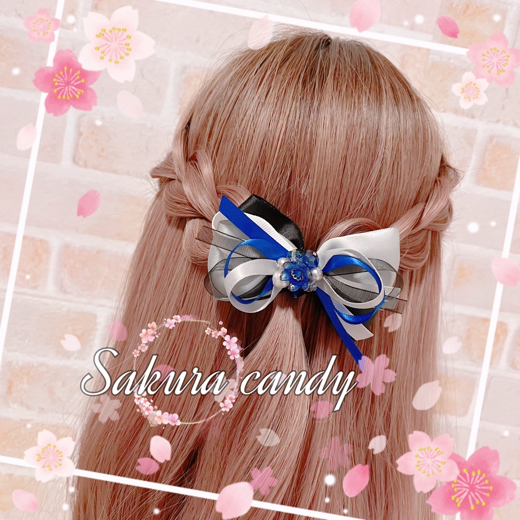 【刀剣乱舞イメージ】結んだ絆✩︎‧₊リボンポニーフック✩︎‧₊