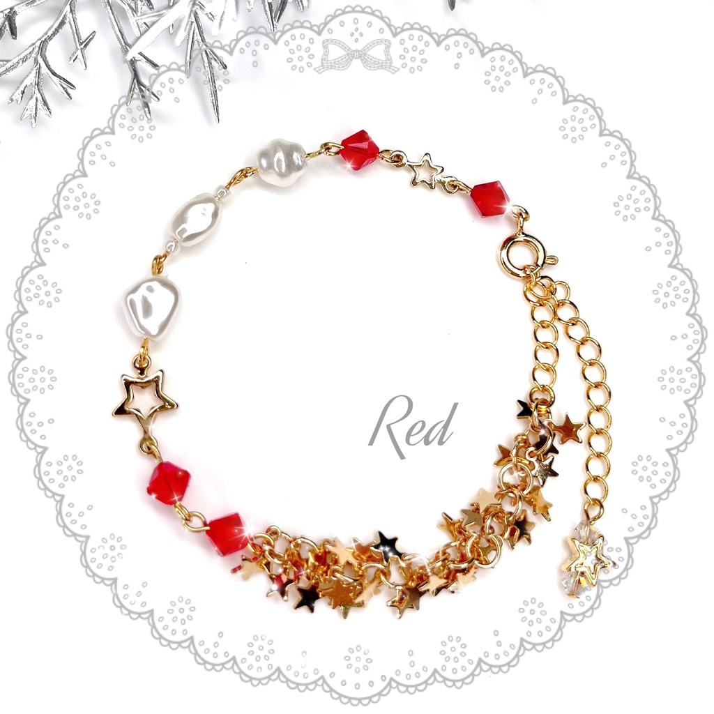 星に願いを✩︎‧₊スワロフスキーブレスレット✩︎‧₊