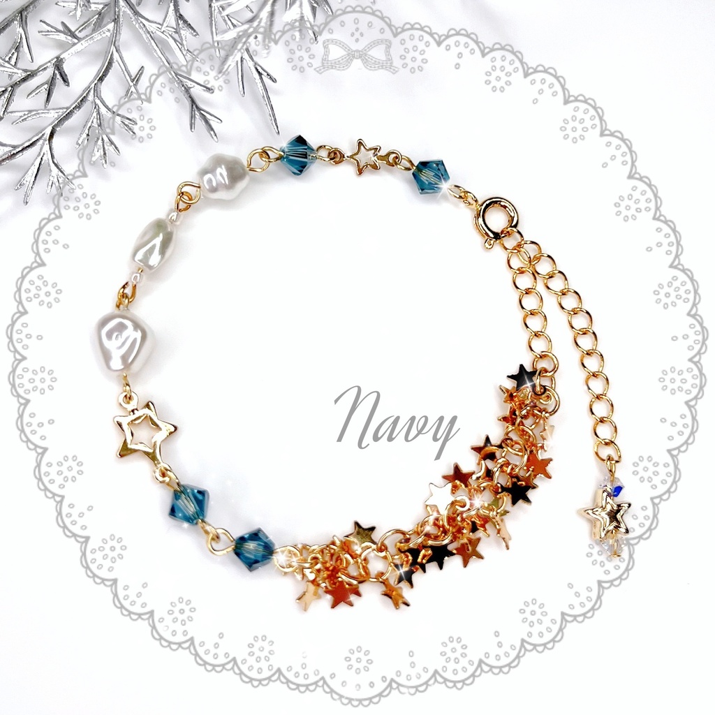 星に願いを✩︎‧₊スワロフスキーブレスレット✩︎‧₊