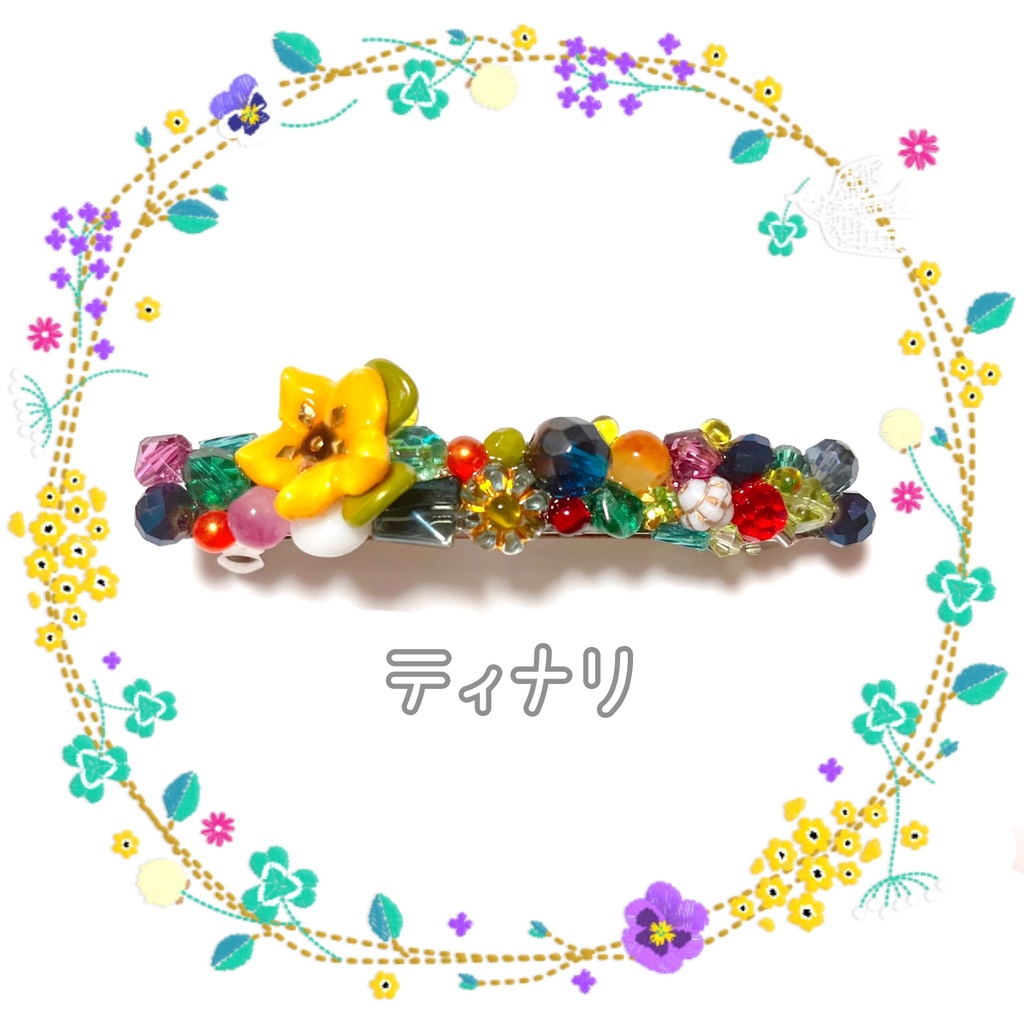 【原神イメージ】キラキラ宝箱♡バレッタ