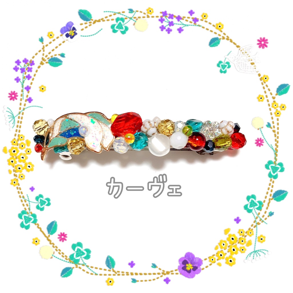 【原神イメージ】キラキラ宝箱♡バレッタ