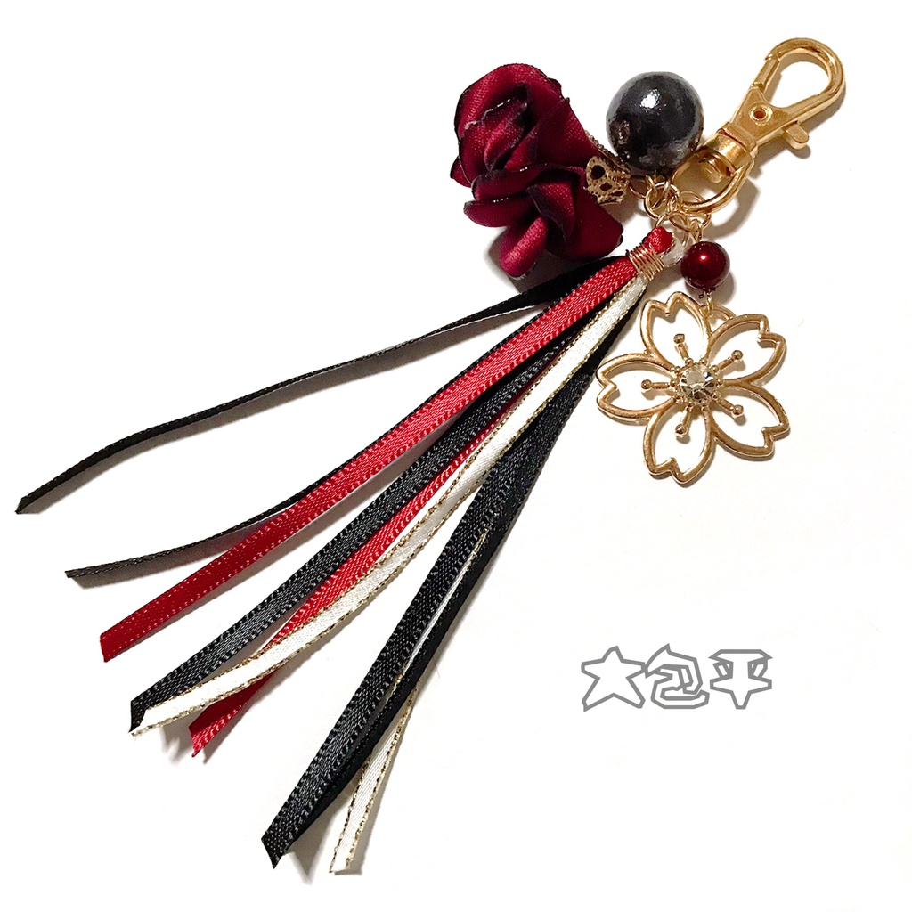 【刀剣乱舞イメージ】心待ち♡透かし桜のバッグチャーム