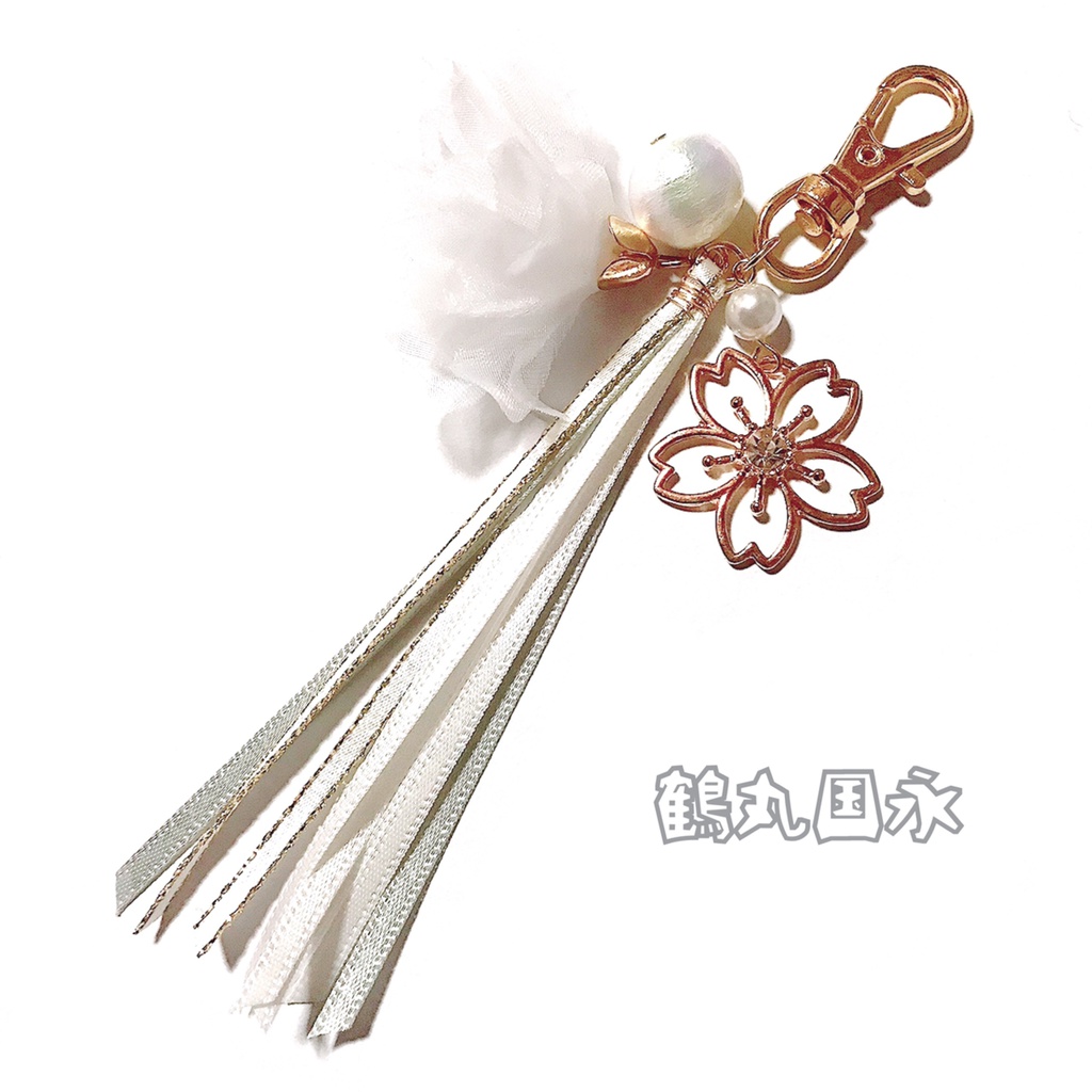 【刀剣乱舞イメージ】心待ち♡透かし桜のバッグチャーム