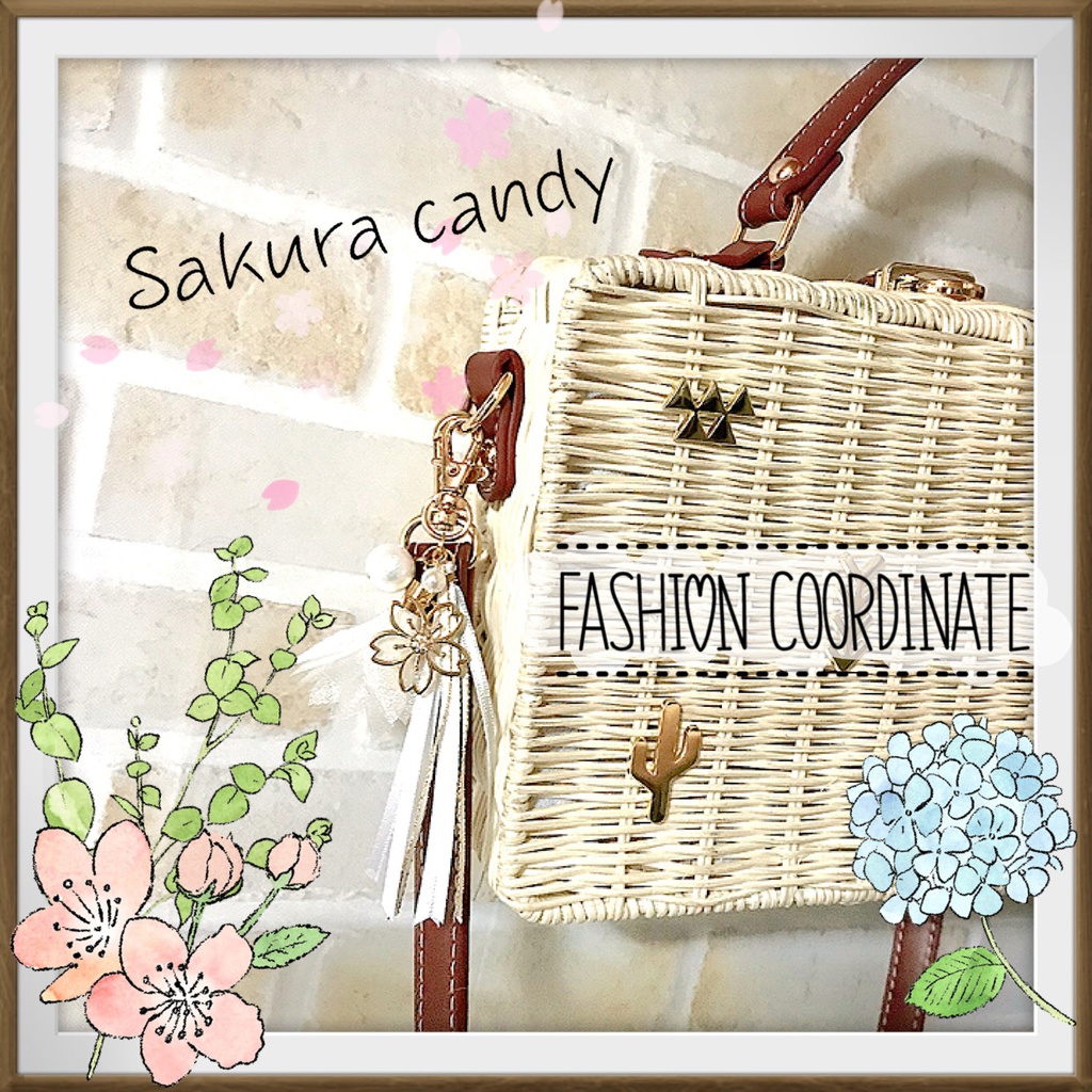 【刀剣乱舞イメージ】心待ち♡透かし桜のバッグチャーム