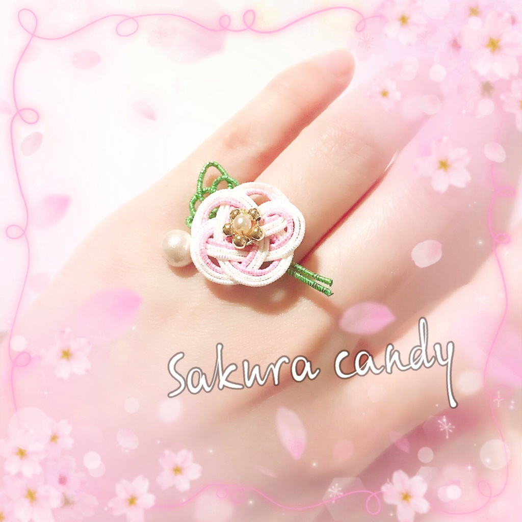 【刀剣乱舞イメージ】お花の水引アクセサリー