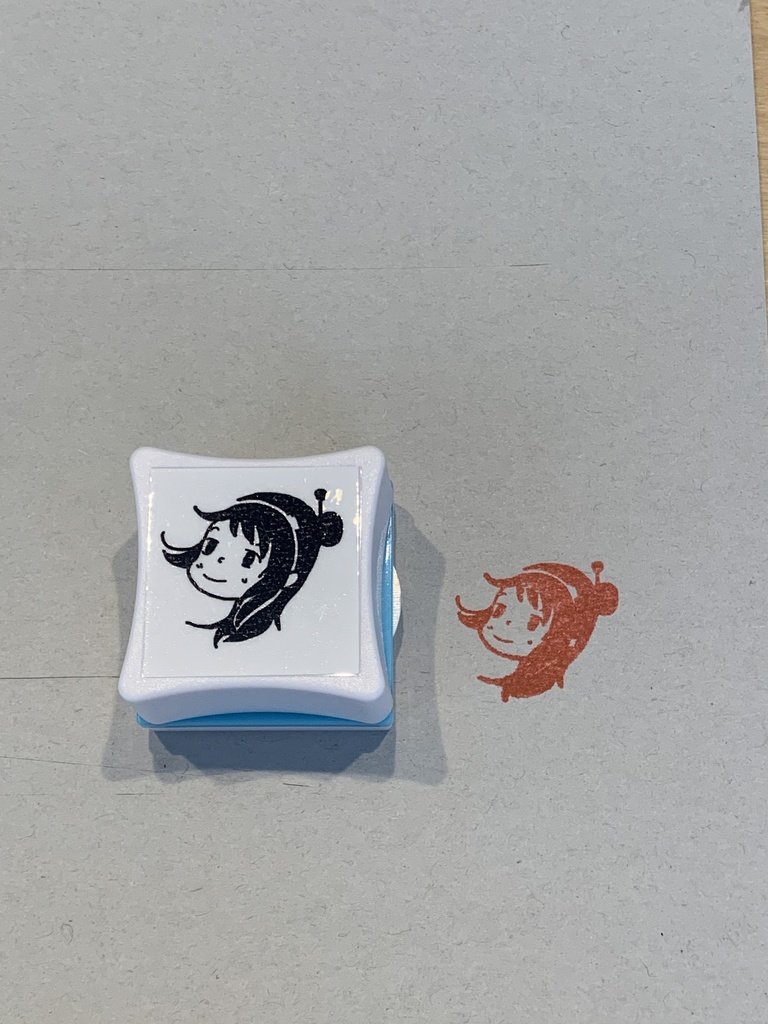 安心BOOTHパック対応※陸孫スタンプ＊販売の色は黒です＊