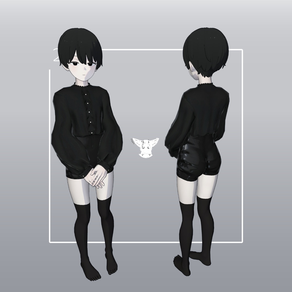 GRUS CLOTHING ブラウス+ショートパンツ/Blouse + shorts