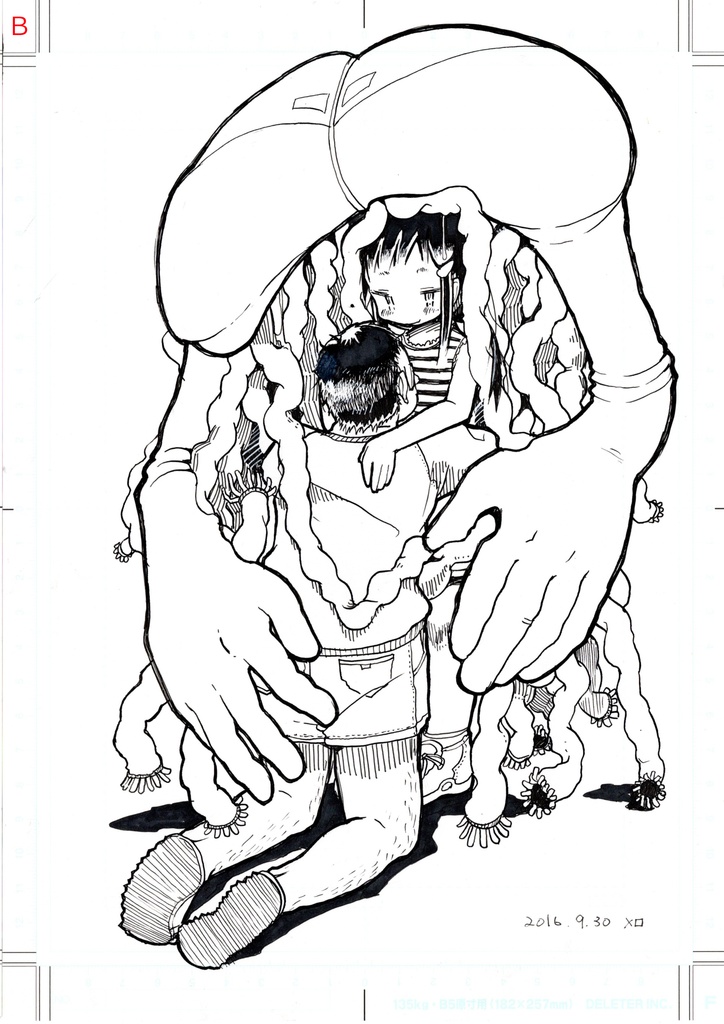 【アナログイラスト通販】B5原稿用紙シリーズ【2016年頃】