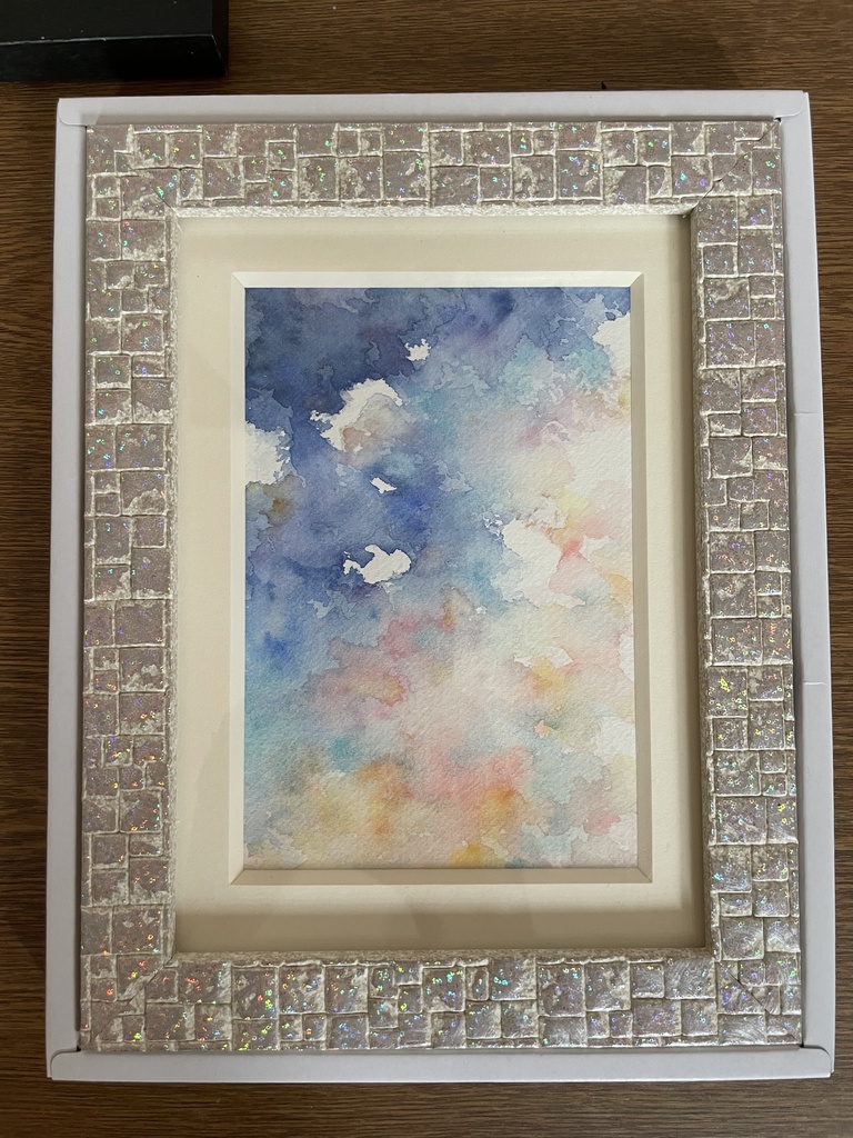 ナツゾラの額装