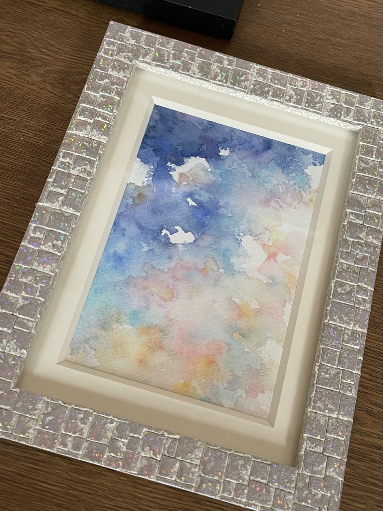 ナツゾラの額装