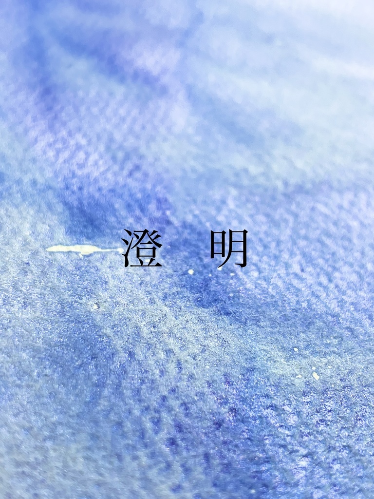 10/13 21時ご紹介　澄明のミニパン