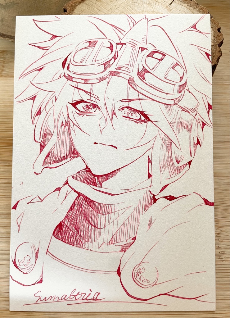 ハガキサイズの線画(サマルトリア)