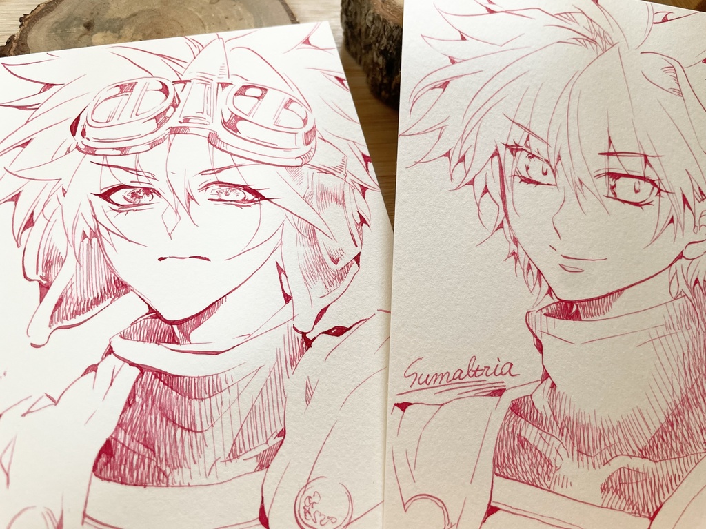 ハガキサイズの線画（サマルトリア）