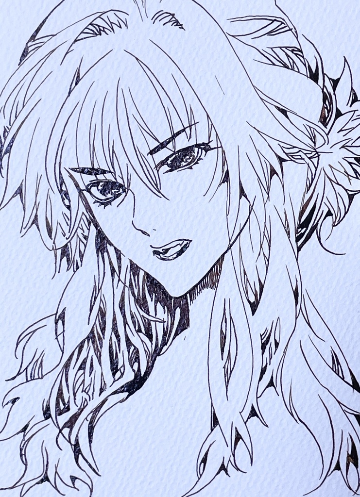 ハガキサイズのイラスト原画