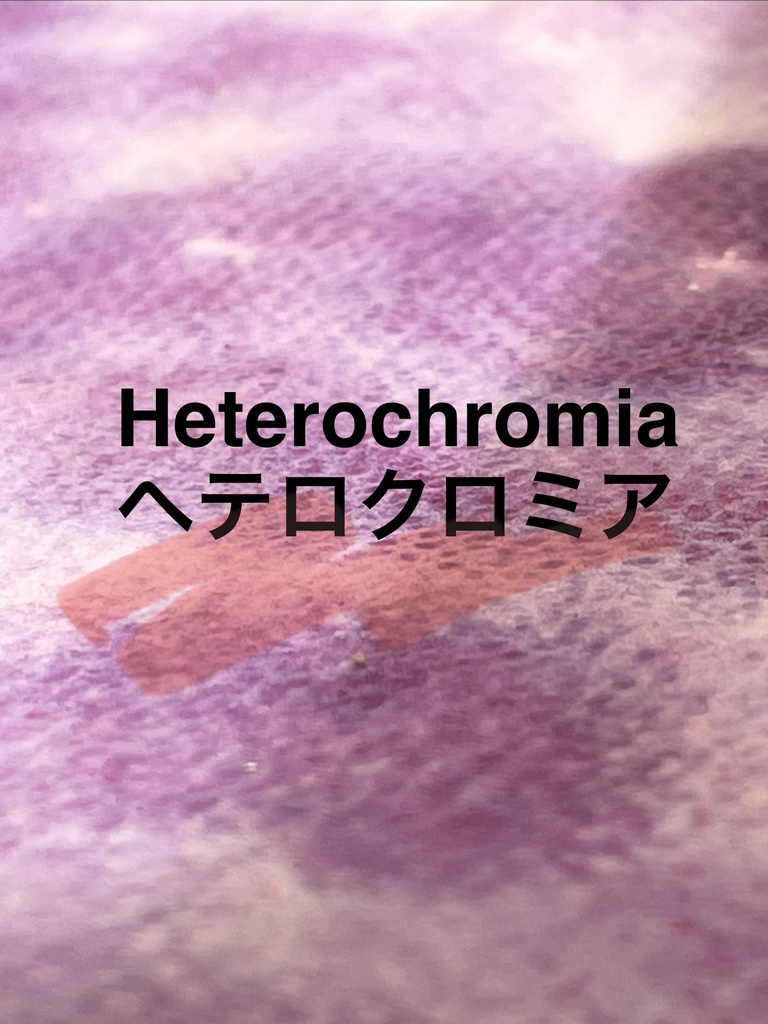 3/28 21時販売絵具 Heterochromia（ヘテロクロミア）